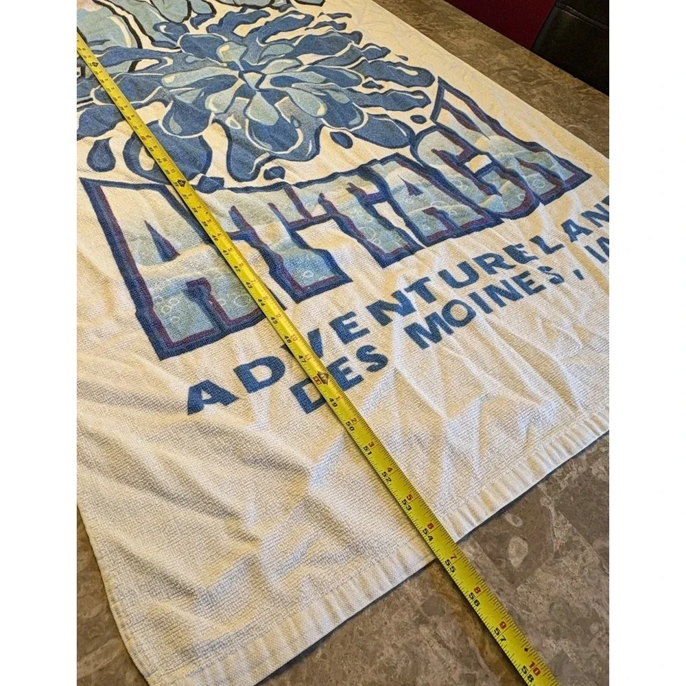 Vintage Adventureland Amusement Park Des Moines Bath Beach Towel 31